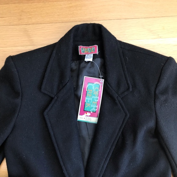 Black wool blazer NWT Copper Creek - Picture 2 of 5